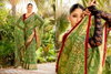 Ganga 112 By 5d Designer Simmer Chiffon Saree Exporters In India